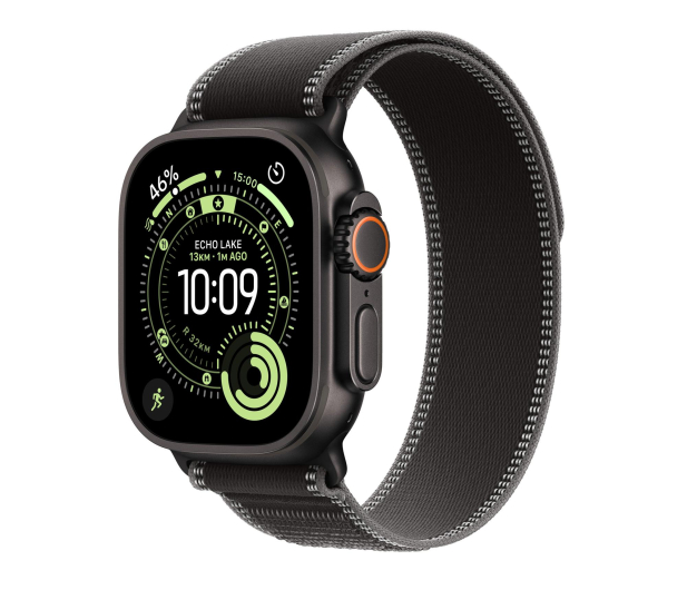 APPLE Watch Ultra 3 GPS + Cellular 49mm Czarny/Opaska Trail (Czarna)- rozmiar M/L - 1362462 - zdjęcie